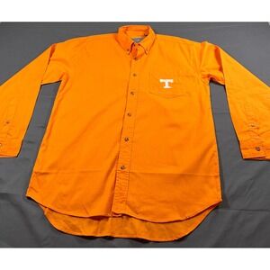 Campus Specialties Tennessee Volunteers Mens Large Orange Button Down Shirt L